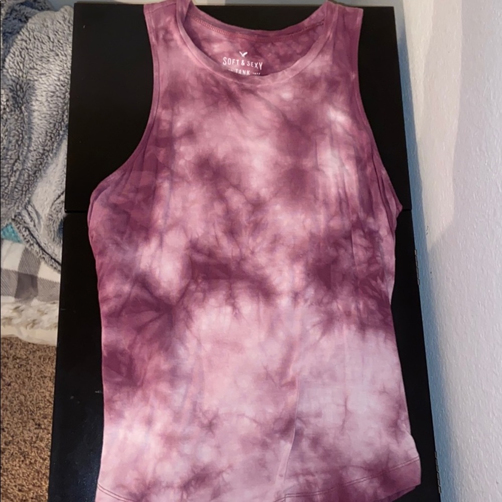 🦋tie dye tank top